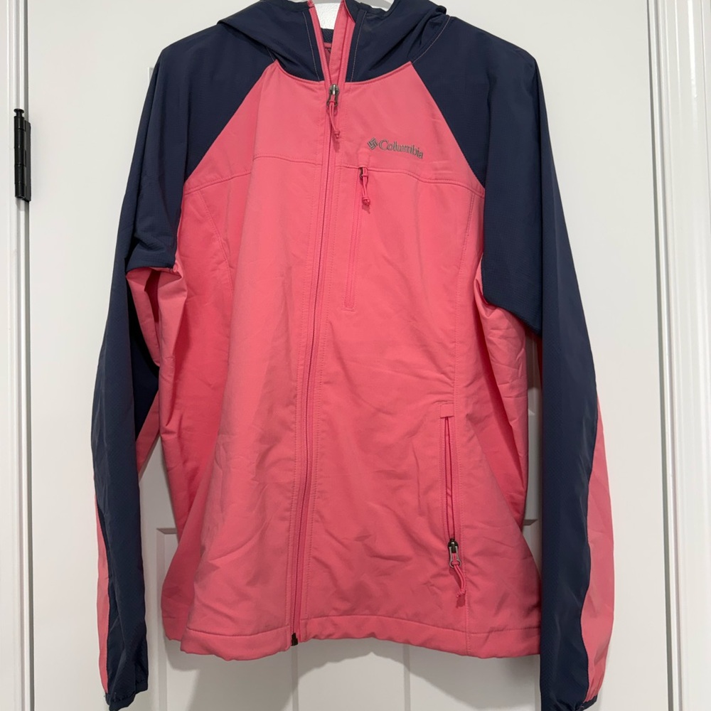 Columbia Two-Tone Pink and Navy Jacket